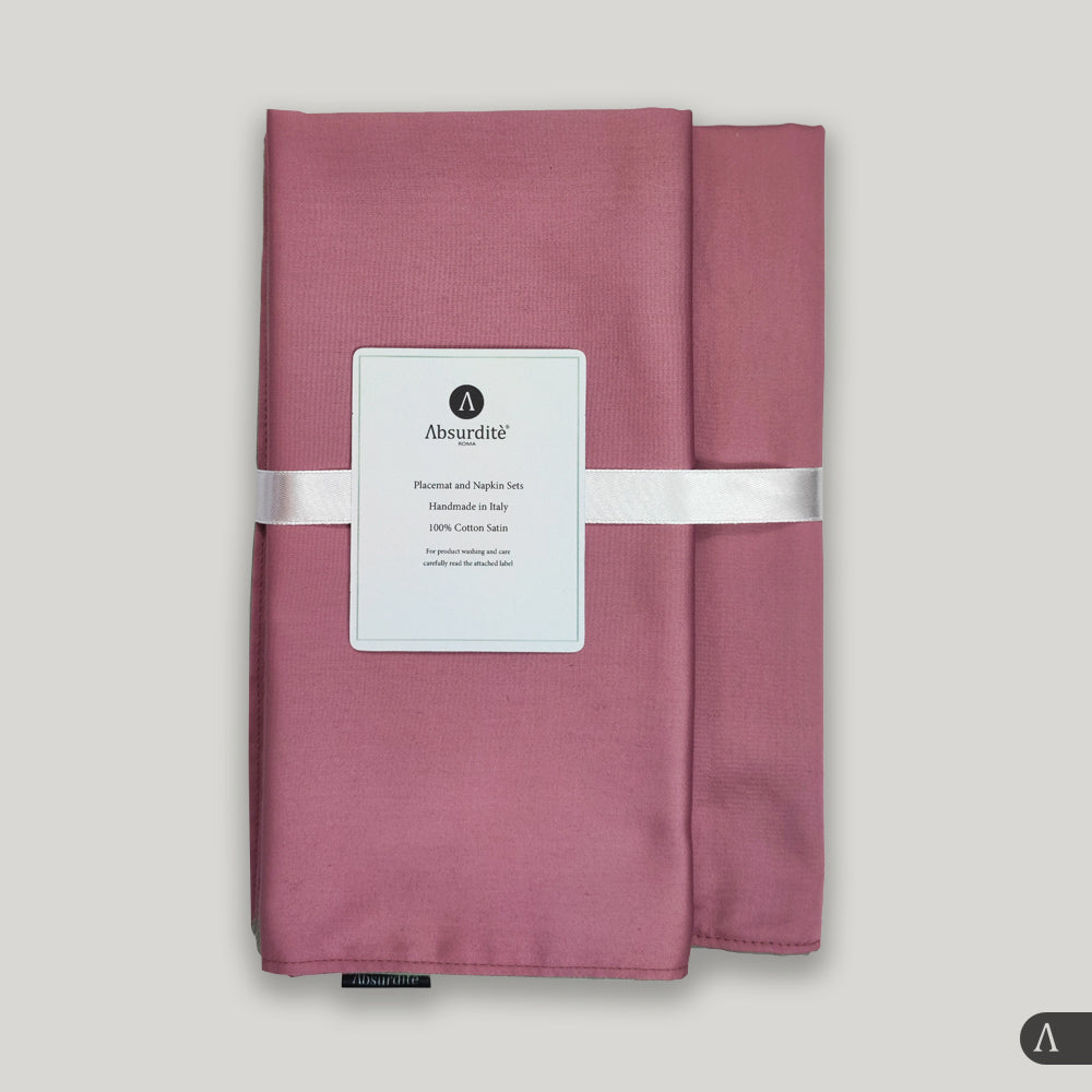 SET AMERICANA & TOVAGLIOLO Collezione Blossom (Rosa & Verde)