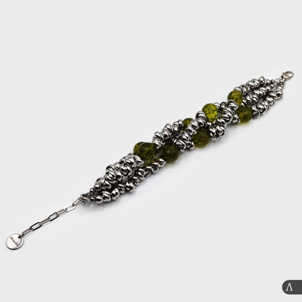 BRACCIALE FEBE CRYSTAL PERIDOT