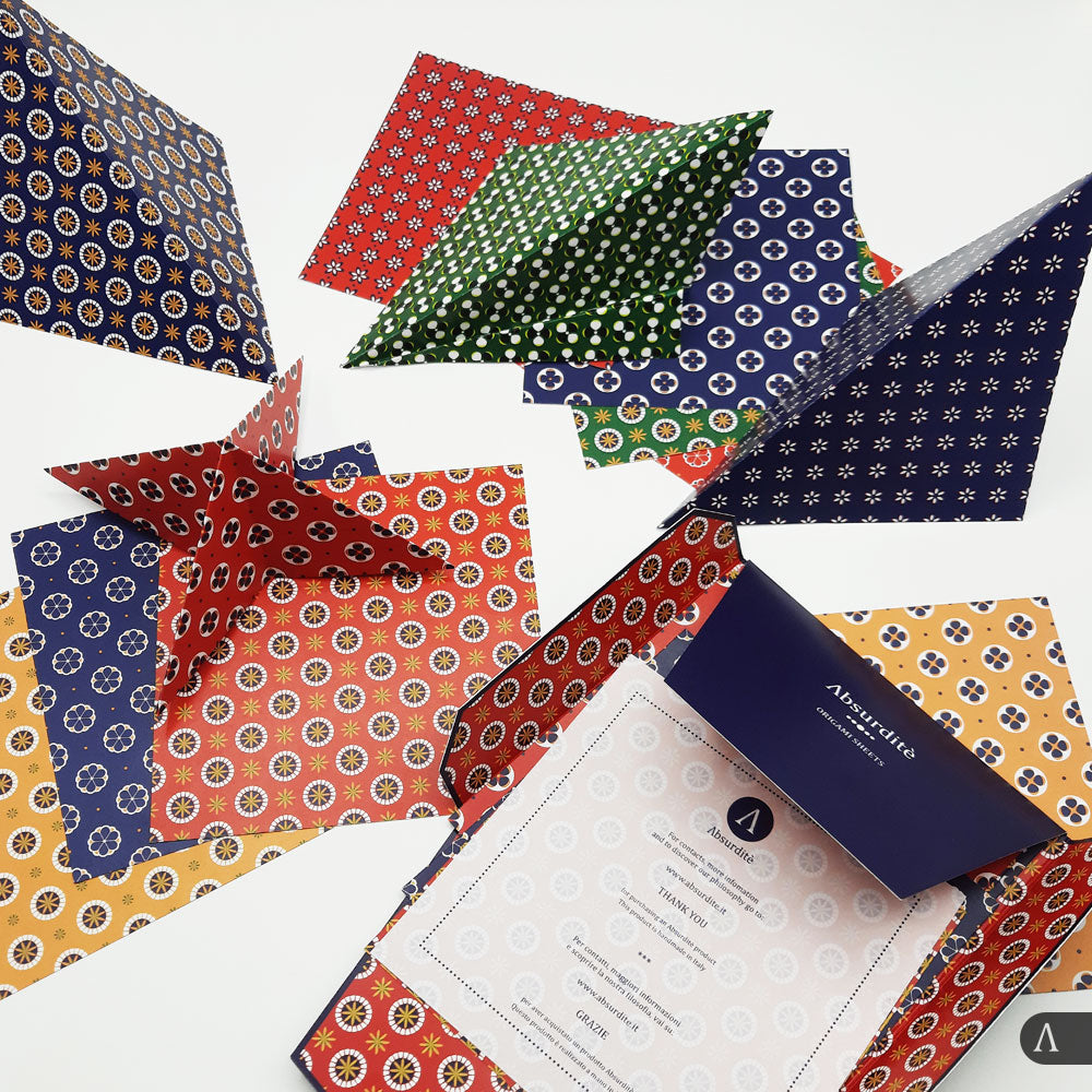 SET ORIGAMI Graphic Flowers