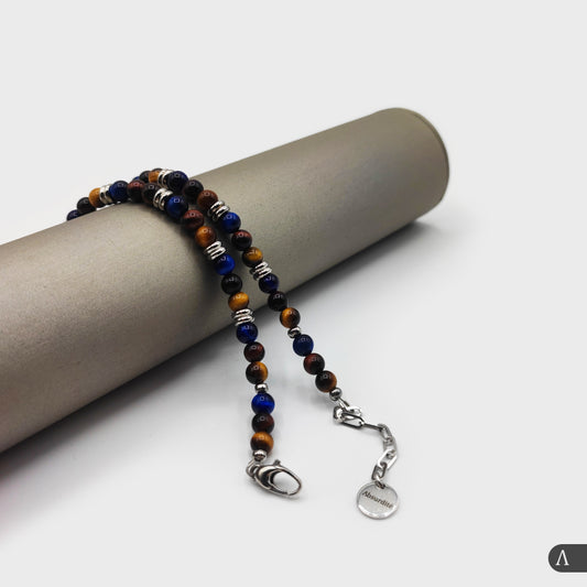 COLLANA BERLIN TIGER'S EYE