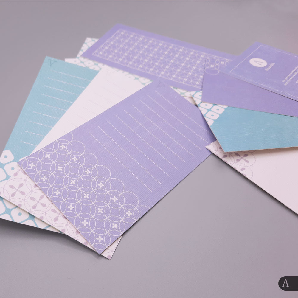 SET CARTE GRAFICHE Optical Garden (effetto vintage)